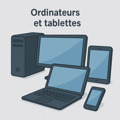 Ordinateurs et tablettes
