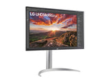 LG 27UP850K-W.AEU Écran LED - 27p - 3840 x 2160 4K UHD - IPS - 400 cd/m² - 1200:1 - DisplayHDR 400- 5ms - 2xHDMI, DP hauts parleurs