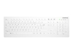 CHERRY Flat Profile Hygiene Desktop Keyboard Sealed White (FR)