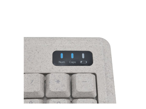 MCL kit clavier + souris sans fil rechargeable bioplastique