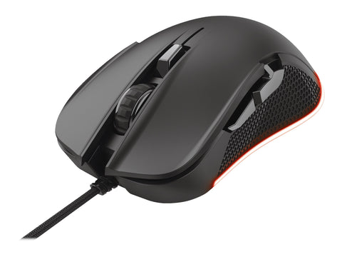 TRUST Souris gaming filaire YBAR noire