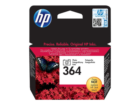HP 364 original Ink cartridge CB317EE BA1 photo black standard capacity 3ml 1-pack with Vivera Ink cartridge