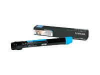 LEXMARK X950, X952, X954 cartouche de toner cyan très haute capacité 22.000 pages pack de 1