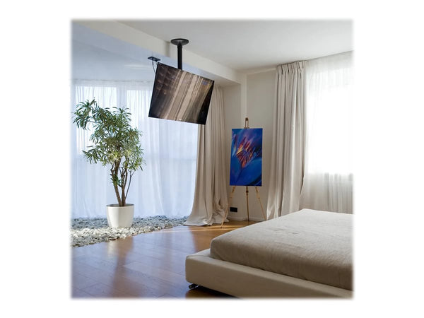 NEOMOUNTS FPMA-C060BLACK Support de plafond pour écran de 10-40p - h 60-85 cm