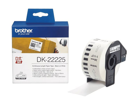 BROTHER P-TOUCH DK-Continue Lengte Tape: 38mm - Thermisch papier - blanc (30.48m)