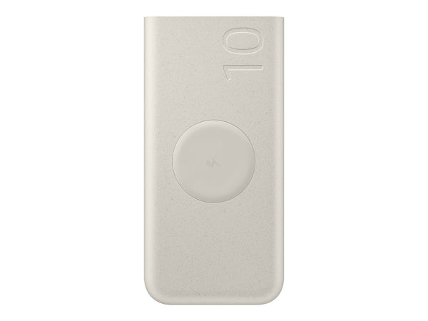 SAMSUNG Wireless External Battery 25W 10000mAh recycled materials Beige