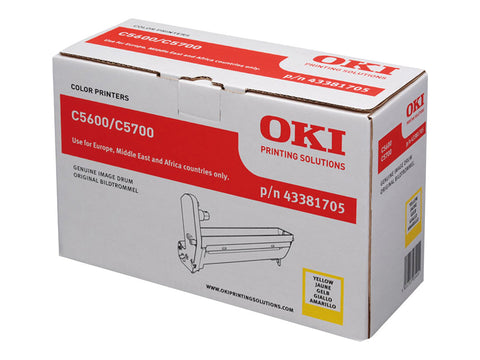 OKI C5600, C5700 tambour jaune capacité standard 20.000 pages pack de 1