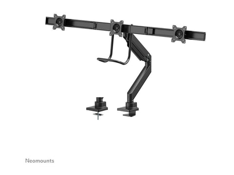 NEOMOUNTS NM-D775DX3BLACK Support décran à fixer 17-27p - ressort à gaz - Topfix - arrêt 180