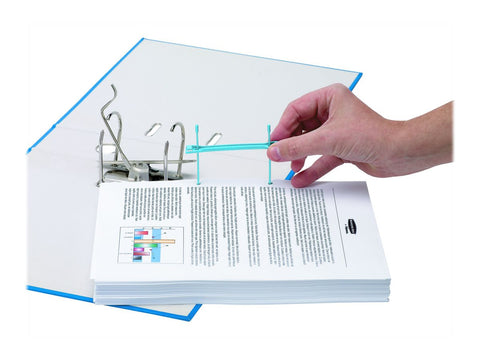 FELLOWES Biding Clip Sky Blue Pack Of 20