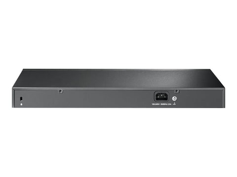 TP-LINK 16-Port 10/100Mbps + 2-Port Gigabit Rackmount Switch with 16-Port PoE+