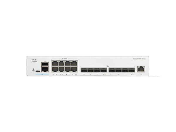 CISCO Catalyst 1300 16-Port Switch / 8-Port 10GE RJ45 + 8-Port 10GE SFP+