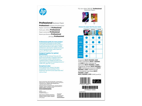 HP Prof Biz Gls 180g A4 150sh FSC Paper
