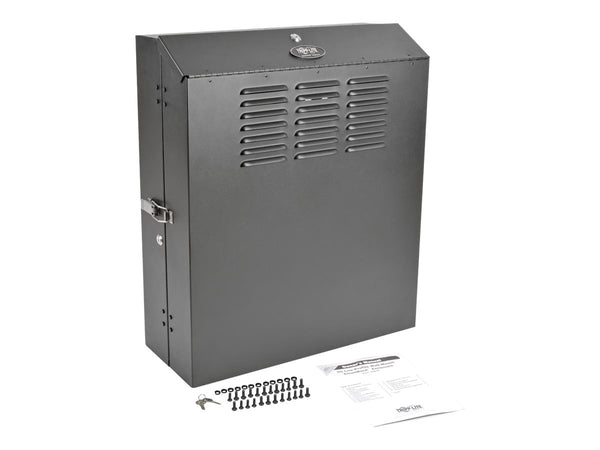 EATON TRIPPLITE SmartRack 4U Low-Profile Vertical-Mount Switch-Depth Wall-Mount Rack Enclosure Cabinet