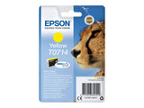 EPSON 1LB T0714 ink cartridge yellow standard capacity 5.5ml 1-pack blister without alarm