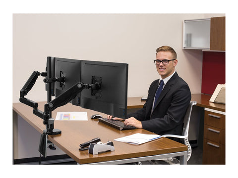 FELLOWES Bras porte-écrans triple Platinum Series