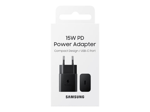 SAMSUNG 15W Adapter UCB-C port without cable Black