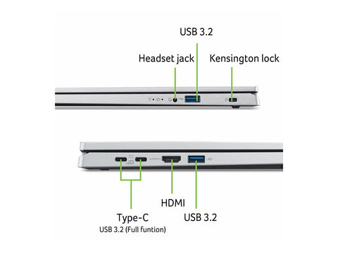 ACER Aspire Go 15 AG15-71P-57CB Intel Core i5-1334U 15.6p FHD 8Go DDR5 512Go SSD PCIe Intel UHD Graphics W11H