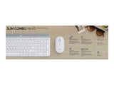 LOGITECH Slim Wireless Keyboard and Mouse Combo MK470 OFFWHITE (FR)