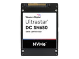 WESTERN DIGITAL Ultrastar DC SN650 SSD U.3 15MM 7680Go 2.5p PCIe TLC RI-1DW/D BICS5 SE