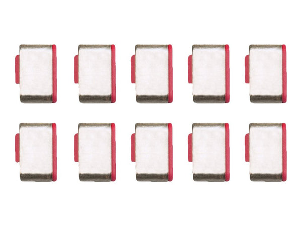 LINDY USB Type C Port Blockers Pack of 10 Red