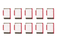 LINDY USB Type C Port Blockers Pack of 10 Red