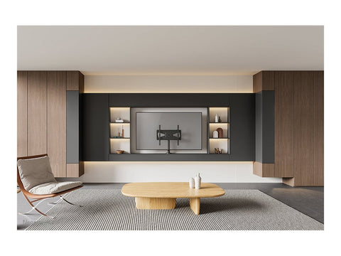 NEOMOUNTS DS42-430BL14 Support de bureau pour écran à poser 32-55p- à visser - pivotant