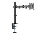TNB ERGO Line Single Height Adjustable Monitor Stand Screen Pole With Simple Articulation And Height Adjustment