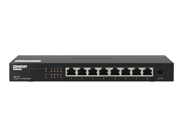 QNAP QSW-1108-8T 8 port 2.5Gbps auto negotiation 2.5G/1G/100M unmanaged switch