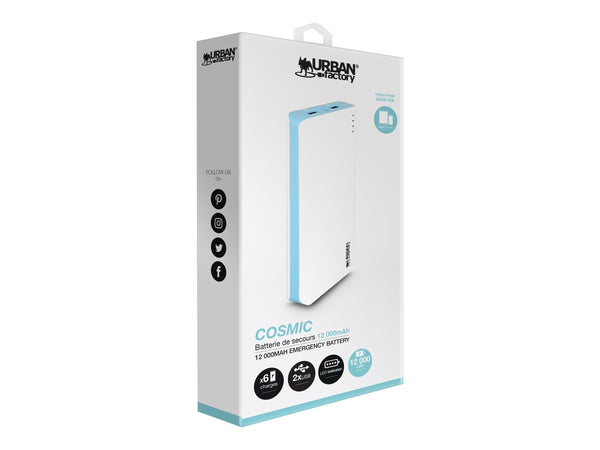 URBAN FACTORY PowerBank Batterie 12000 mAh