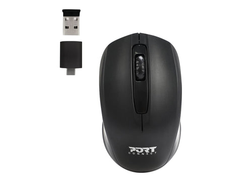 PORT DESIGNS Laptop Backpack and Wireless Mouse Compact and lightweight notebook backpack 14-15.6p Padded notebook compartment