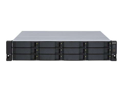 QNAP TL-R1200S-RP 12-bay 2U rackmount SATA JBOD expansion unit redundant PSU