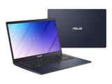 ASUS Vivobook E410MANS-BV1854WS Intel Pentium Silver N5030 14p HD 4Go 128Go UMA W11H Office365 1an 2YR On-site D + 1 Black (P)