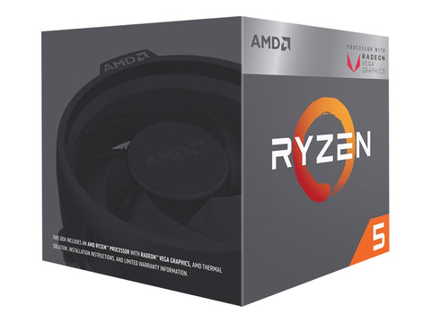 AMD Ryzen 5 3400G 4.2GHz AM4 4C/8T 65W 6Mo TRAY