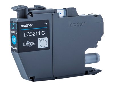 BROTHER LC3211C Cyan ink cartridge with a capacity of 200 pages