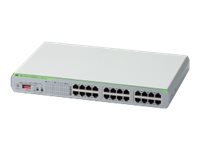 ALLIED 24x 10/100/1000T unmanaged switch with internal PSU EU Power Cord Configurable with DIP Switch