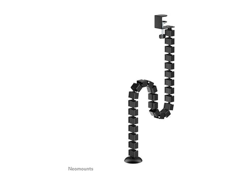 NEOMOUNTS Cable Spine Organizer for sit/stand desk frames clamp mounted black