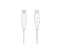 BELKIN 100w USB-C to USB-C Braided Cable 2M White