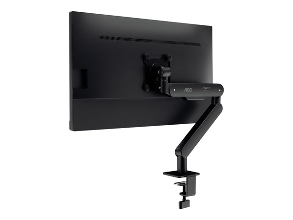 AOC AM400 bras réglable - pour écran plat - alliage d'aluminium - noir - Taille d'écran : 17"-34" - montrable sur bureau