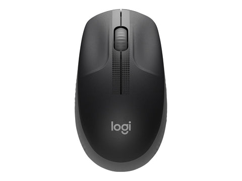 LOGITECH M190 Mouse optical 3 buttons wireless USB wireless receiver charcoal