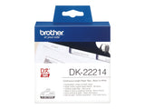 BROTHER P-TOUCH DK-22214  continue length  papier 12mm x 30.48m