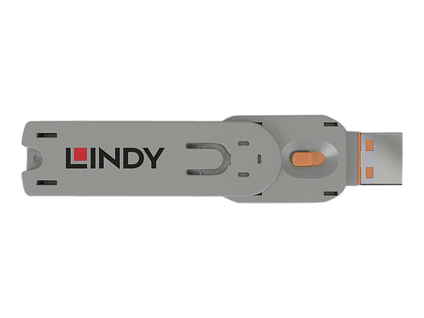 LINDY Clé pour bloqueur de port USB type A orange