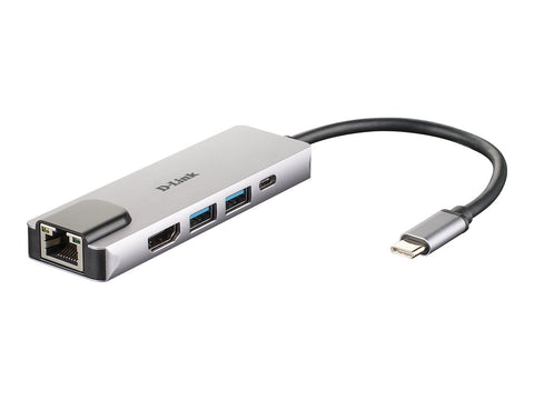 D-LINK USB-C 5-en-1 HDMI charging
