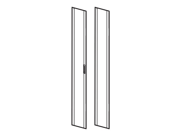 APC NetShelter SX 42U 600mm Wide Perforated Split Doors Grey