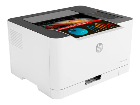 HP Color Laser 150nw Printer colour laser A4 600x600dpi 4ppmcolour 18ppm capacity: 150 sheets USB 2.0 LAN Wi-Fi