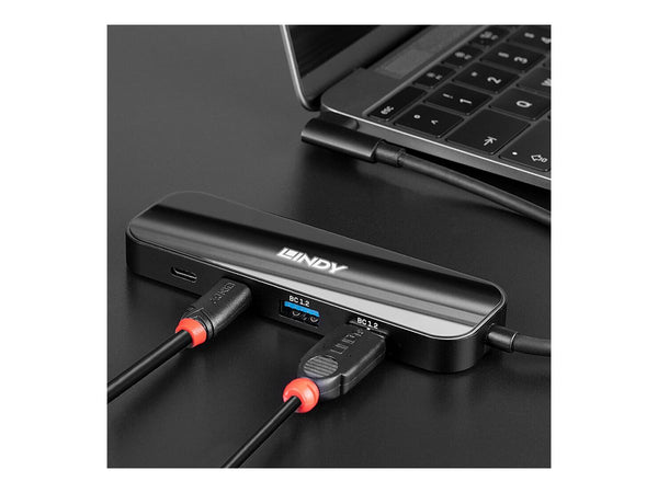 LINDY 4 Port USB 3.2 Gen 2 Hub