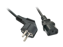 LINDY IEC-Mains lead 5m Schuko 2 Pin Plug to IEC C13