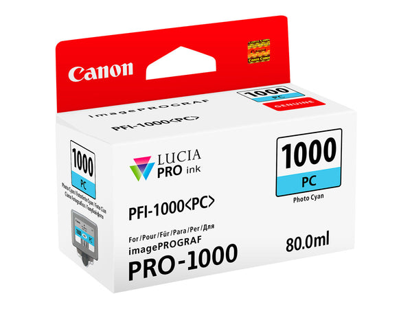 CANON 2LB PFI-1000pc Ink Photo cyan standard capacity 80ml 1-pack iPF1000