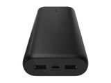 BELKIN BOOST CHARGE 20 000 mAh PD 20w 3 port Compact Powerbank Black
