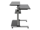 EATON TRIPPLITE Rolling Desk TV/Monitor Cart - Height Adjustable