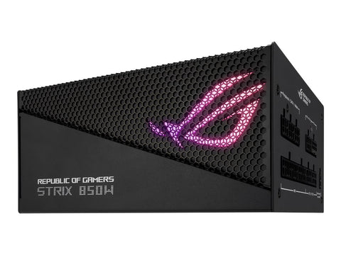 ASUS ROG Strix 850W Gold Aura Edition Fully Modular Power Supply 80+ Gold Certified ATX 3.0 Compatible PCIe Gen 5.0